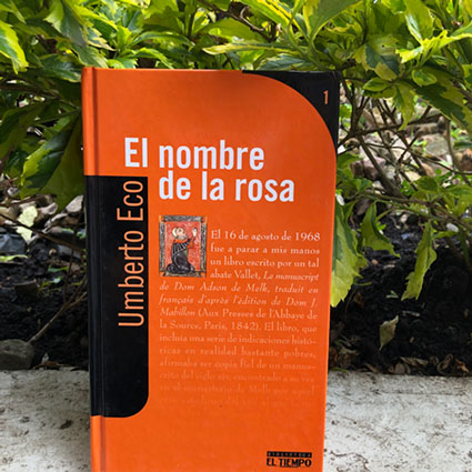 Libro El nombre de la rosa, Umberto Eco, Novela
